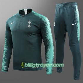 Tottenham Hotspur Trenings Collegegenser Set Grønn 2018/19